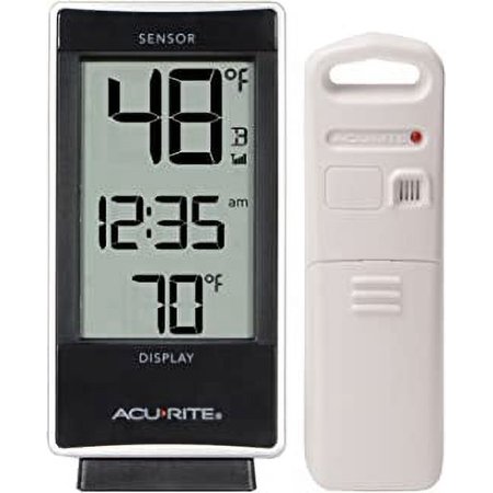 AcuRite Indoor/Outdoor Wireless Thermometer with Humidity and Clock