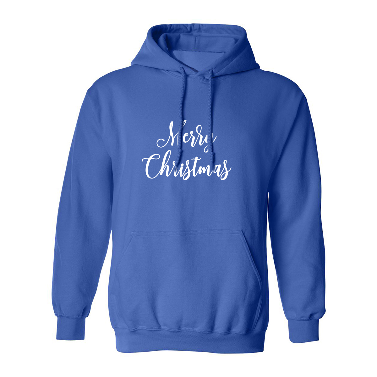 Merry Christmas Adult Hooded Sweatshirt 