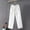 White pants women, variant on Wycnly Cargo Pants for Women Elastic Waist Long Pants for Women Fall Lightweight Cotton Linen Plus Size Pants Casual Solid Drawstring Straight Leg Pocket Pants Trousers Under $5