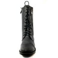 thumbnail image 5 of Trendsup Anya-1 Women's Mid Calf Lace Up Combat Boots, 5 of 5