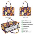 thumbnail image 2 of Large Capacity Tote Bag,Purple Halloween Jack Lanterns Handbag Fashion Luxury Tote Bag,15.7"x13"x 5.1" Inches,Laptop Compatible, 2 of 6