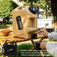 thumbnail image 1 of Maoww Seau d'Eau de Camping Extérieur 12 L, Conduite, Conteneur Portable Étanche, Valve, Barils de Rangement, Randonnée Sac à Dos, Randonnée, Noir, 1 of 6