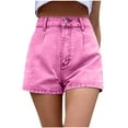 thumbnail image 2 of Rezuofi Shorts for Women Trendy 2025 Casual Summer Drawstring Shorts with Pockets Beach Loose Elastic Waist Vacation Clothes, 2 of 6