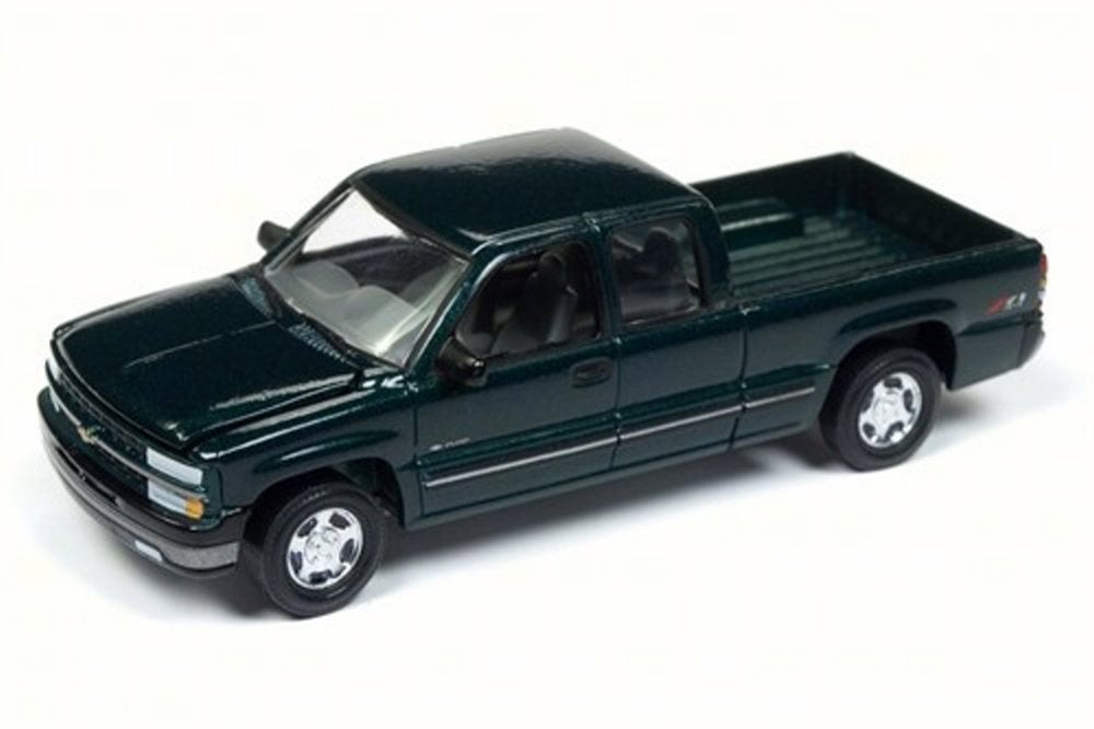 1999 Chevy Silverado Pick-Up Truck, Dark Green - Round 2 RC007/12A - 1/