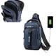 thumbnail image 5 of RKSTN school backpack Sling Bag For Men Women Shoulder Backpack Chest Bags Daypack With Earphone Hole For Hiking Camping Outdoor Trip, 5 of 8