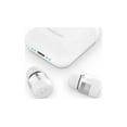 thumbnail image 3 of Motorola Compact Water-Resistant True Wireless Bluetooth Earbuds Headphones, White, 3 of 4