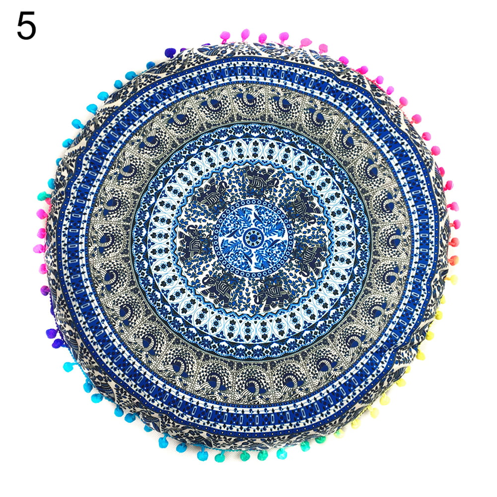 Details about   Mandala Floor Pillows Indian Tapestry Bohemian Throw Meditation Cushion Cover CA 