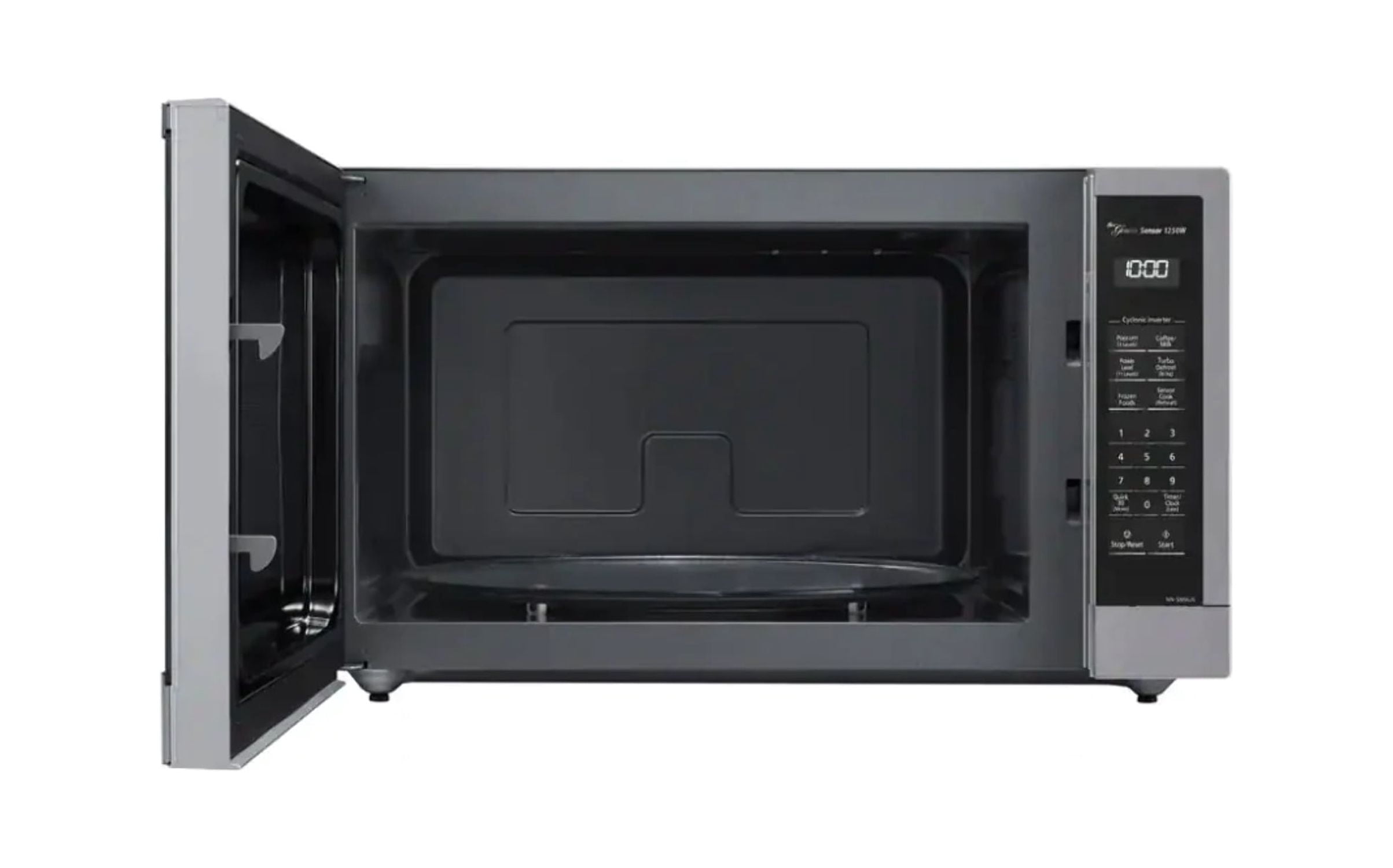Panasonic Microwave Oven 2.2 cu ft 1250 Watts NN-SN96JS Stainless Steel Countertop