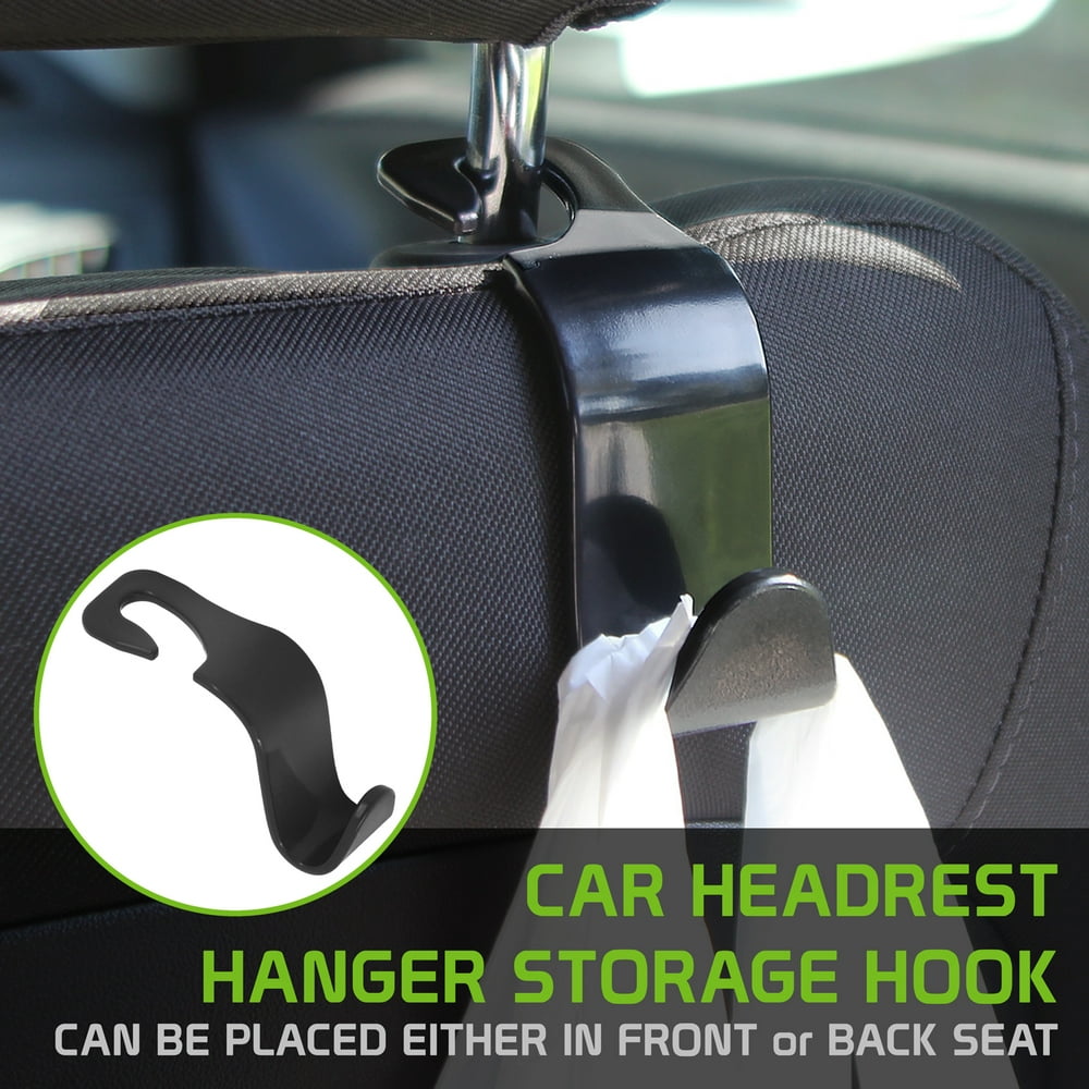 Universal Car Seat Headrest Hanger Storage Hook, Durable Backseat