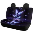 thumbnail image 2 of Pzuqiu Butterflies Car Seat Covers Full Set Breathable Front and Rear Seat Cover Set, Soft Interior Decor Compatible with Trucks Cars most Cars, 2 of 10