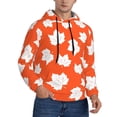 thumbnail image 2 of Fotbe Men's Hoodie with Bright Autumn Leaves Charm Pattern - Kangaroo Pocket Pullover Hooded Sweatshirt, Perfect for Daily Wear, Travel, and Home-XX-Large, 2 of 7