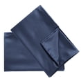 thumbnail image 6 of PiccoCasa Luxury Satin Pillowcases Silky Pillow Cover Set of 2, King Navy, 6 of 8