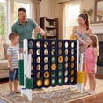thumbnail image 2 of Costway Jumbo 4-to-Score 4 in A Row Board Game Set Outdoor Indoor Kids Adults Family Fun White + Black, 2 of 9