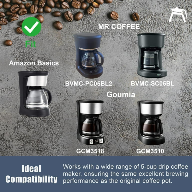 Amazon Mr Coffee Drx5 Replacement Carafe Cup Coffee Maker Pot Replacement  Compatible With Mr Coffee
