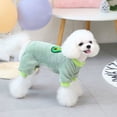 thumbnail image 4 of Chaqueta de terciopelo de peluche BRILLAR para perros pequeños y mascotas 20*32cm Rojo Verde, 4 of 4