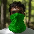 thumbnail image 7 of Solid Unisex Summer Neck Gaiter Sun Protection Ice Silk Cooling Face Mask Neck Scarf Thin Breathable Bandana for Cycling Fishing 1 PC Army Green One Size, 7 of 7