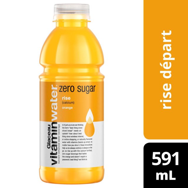 Glacéau vitaminwater zero Rise Bottle, 591 mL