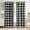 Black, variant on Buffalo Check Plaid Valance Curtains for Kitchen Bedroom Windows, Farmhouse Checkered Rod Pocket Blackout Curtain Valances for Living Room, Red, 50 x 18 Inch, 1 Panel