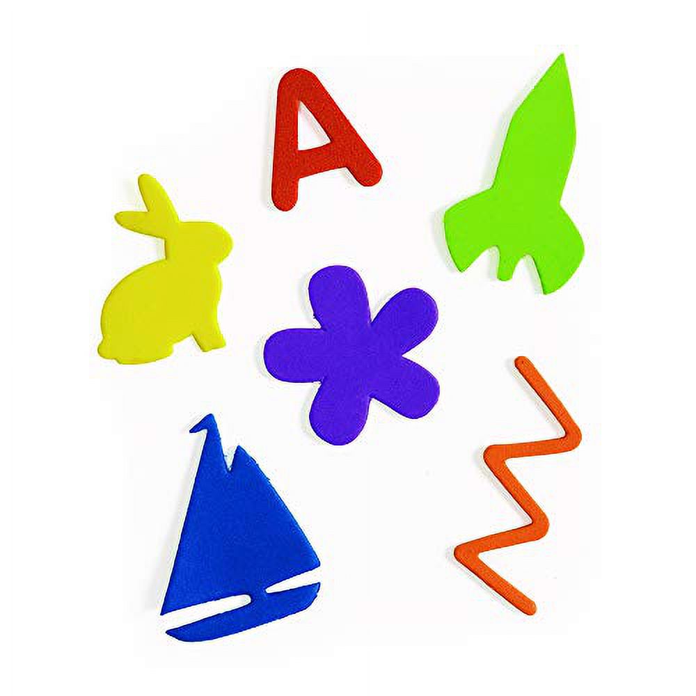 Colorations Buckets of Fun Foam Shapes - Set of 6
