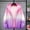 Pink, variant on Abtuhar Children Fall Winter Hooded Casual Outerwear and Jackets Gradient Zip‑up Sun‑protection Coat for 9‑15 Years