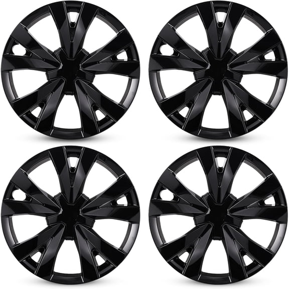 16" HubCaps Fit For 2016-2025 Honda Civic SEDAN;  16 inch Factory Steel Wheel Covers ;Black; Set Of 4 Pcs