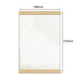 thumbnail image 3 of Transparent Wooden Acrylic Photo Frame Magnetic Poster Display Picture Frame, 3 of 4