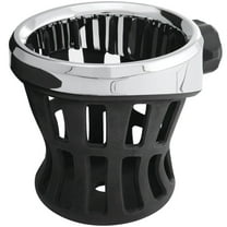 CIRO Chrome Drink Holder With Aluminum Clamp Mount Harley-Davidson Models (50414)