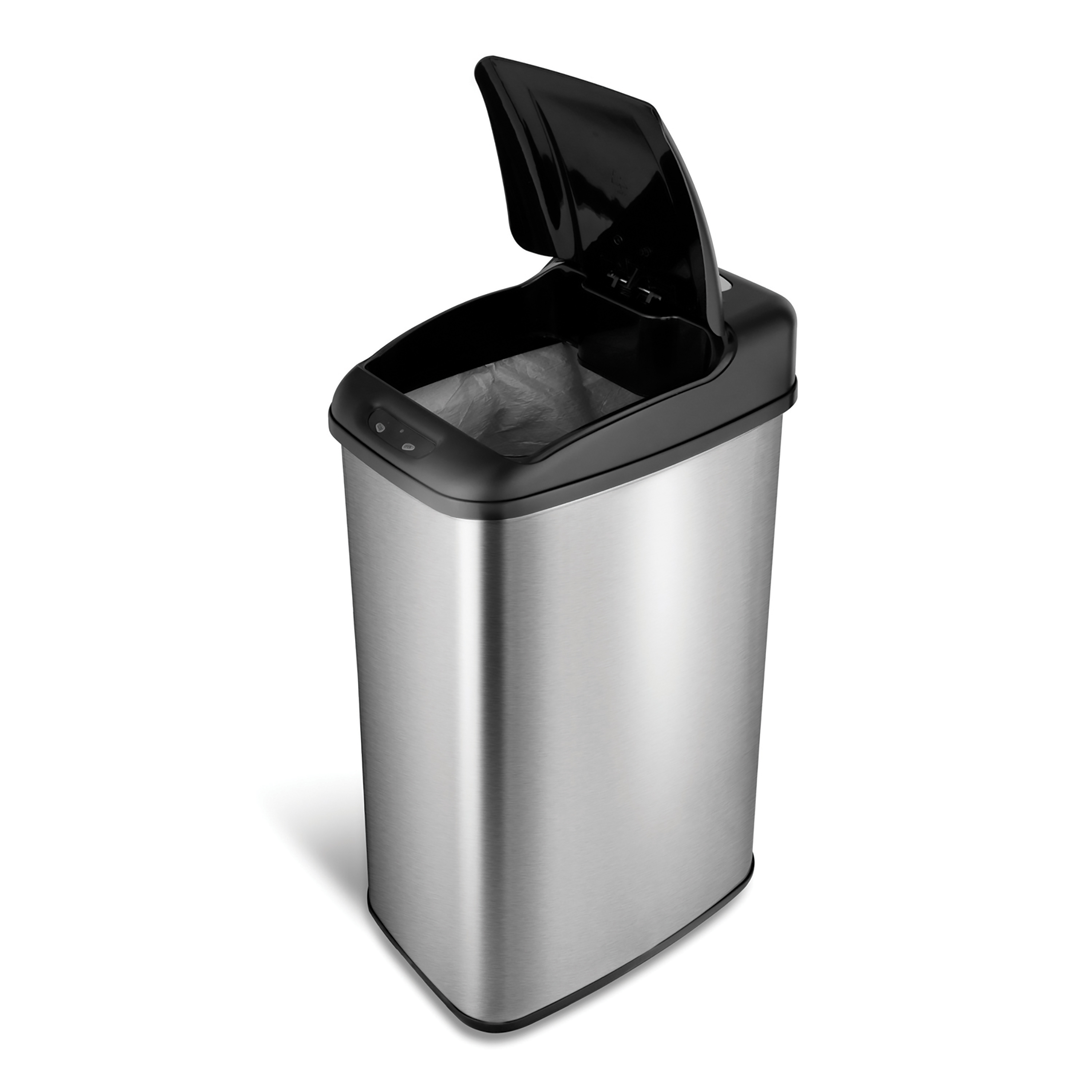 NineStars DZT-50-6 Touchless Stainless Steel 13.2 Gallon Trash Can - image 4 of 11