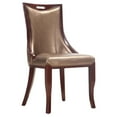 thumbnail image 1 of Ceets Empress Leatherette Dining Chairs (Set of 2) Bronze Upholstered, Leather, 1 of 5