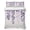 Purple, variant on Twin Quilt Set 68''x86'', Grey Eucalyptus Lightweight Summer Bedspread Coverlet Set with 2 Pillow Shams, Weeping Botanical Leaf Watercolor Breathable All Season Quilt Bedding for Dorm/Bedroom
