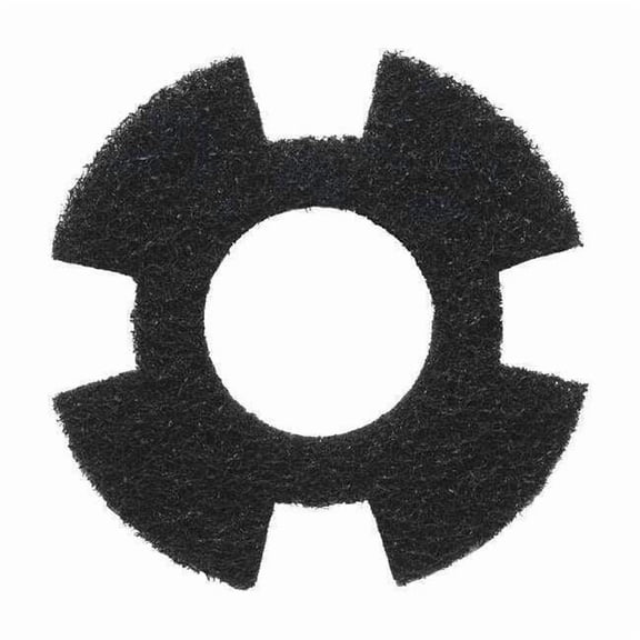 Tennant Stripping Pad,Blk,9" Pad,Trapezoid,PK10 4033014