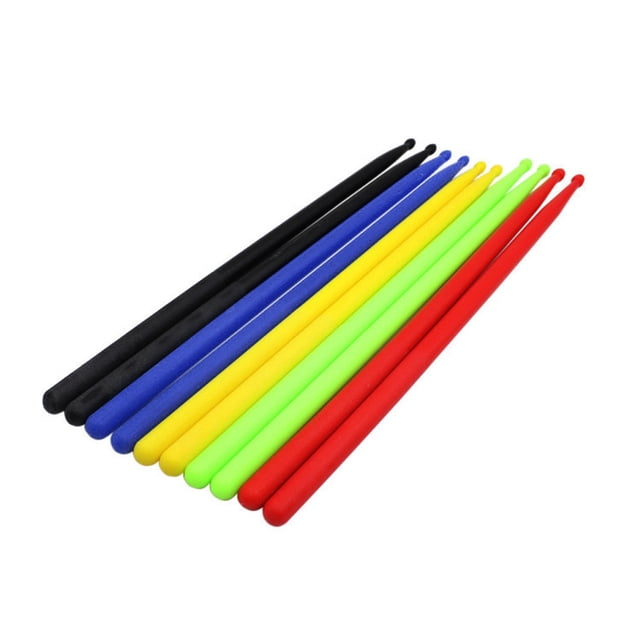 FUEENIRVA 1Par De Drumsticks De Nylon Para Batería Color Azul Elegante Y Compatibles