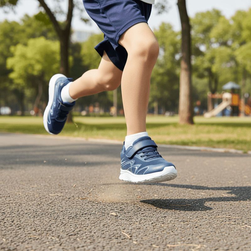 vibdiv Boys Girls Sneakers Kids Shoes Tennis Running Shoes Athletic Non-Slip Sneakers Navy Blue Toddler Size 10