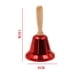 thumbnail image 3 of Campana de mano navideña para restaurante, campana de mano de Metal, cómoda de sostener, tono nítido, diseño de mango ergonómico, 3 of 4