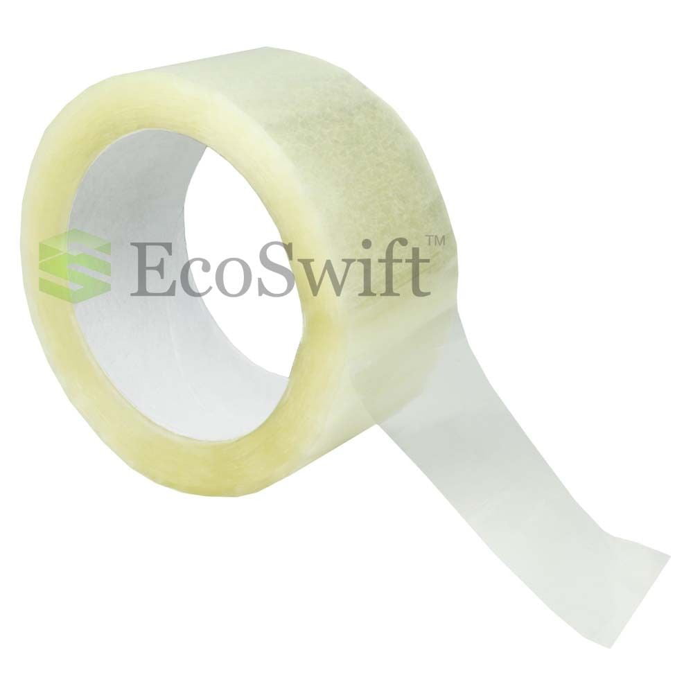 18 Rolls EcoSwift Clear Packing Packaging Carton Tape 2.0Mil Thick 2 x 110 Yards