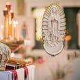 thumbnail image 3 of TISHITA Religious Statue Holy Crafts Statuette Catholic Blessed Wall Mounted Mary Statue, 3 of 8