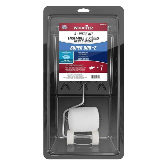Task Tray Wooster RR395-3 Trim Roller Kit 7,6 cm