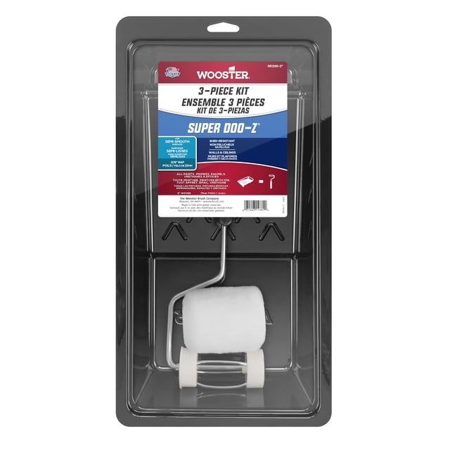 Task Tray Wooster RR395-3 Trim Roller Kit 7,6 cm