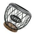 thumbnail image 4 of CoudarTitie Coffee Pod Holder Bar Accessories Counter Decor Espresso Capsules Holder Storage black, 4 of 9