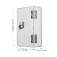 thumbnail image 3 of Convenient Locker Phone Container Clear Cell Stand Bank Student Travel, 3 of 6