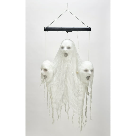 Worth Imports 36" LED Lighted Floating Ghost Skulls
