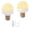 thumbnail image 1 of Rechargeable Light Bulbs with Remote - E26 Battery Operated Light Bulb for Non-Hardwired Wall Sconces, Pendant Lights, 1 of 5