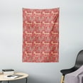 thumbnail image 1 of Cat Tapestry, Pattern with Cute Hand Drawn Style Cats Purr Purr Kitty Paws Bow Ties Adorable Doodle, Wall Hanging for Bedroom Living Room Dorm Decor, 40W X 60L Inches, Multicolor, by Ambesonne, 1 of 2