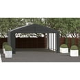 thumbnail image 3 of Sheltertube Wind And Snow-Load Rated Garage, 20X23X10 Grey, 3 of 11