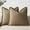 Green, variant on ILANKTOZI 18" x 18" Brick Linen Fringe Decorative Throw Pillow Covers (2 Count)