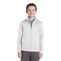 Sport-Tek Youth Sport-Wick Fleece Full-Zip Jacket. YST241