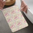 thumbnail image 2 of Pioneer Flower Floral Print Pattern Bathroom Rugs Mat, Non Slip Microfiber Bathroom Rug with Rubber Backing, Soft Mats for Bathroom Floor Tub Shower, 20"x32", 2 of 5