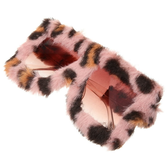 ColoMX Gafas de sol de felpa para mujer: gafas peludas, novedosas gafas de fiesta para niñas, damas, fiesta de cumpleaños, Halloween, mascarada, cosplay.