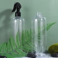 thumbnail image 4 of Milisten 5 Sets 500ML Plastic Spray Bottle Empty Water Sprayer Refillable Mist Atomizer Bottles Multifunctional Dispenser for Travel Cosmetic(Transparent Bottle Body and Black Lid), 4 of 5