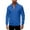 Blue, variant on Men Full Zip Casual Knit Jacket with Stand Collar Long Sleeve Lightweight Outerwear for Everyday Comfort White M